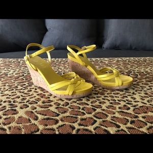 Lauren Ralph Lauren Yellow Sandals